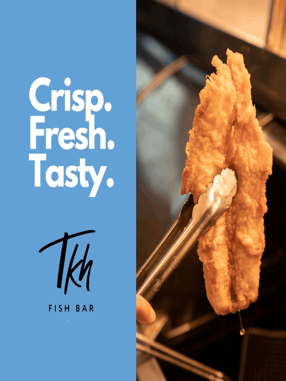 fish and chips served at TKH Fish Bar North Berwick